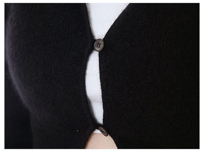Jacquemus Kurze Mohair-Wolljacke mit zwei Knöpfen - Ansicht 26
