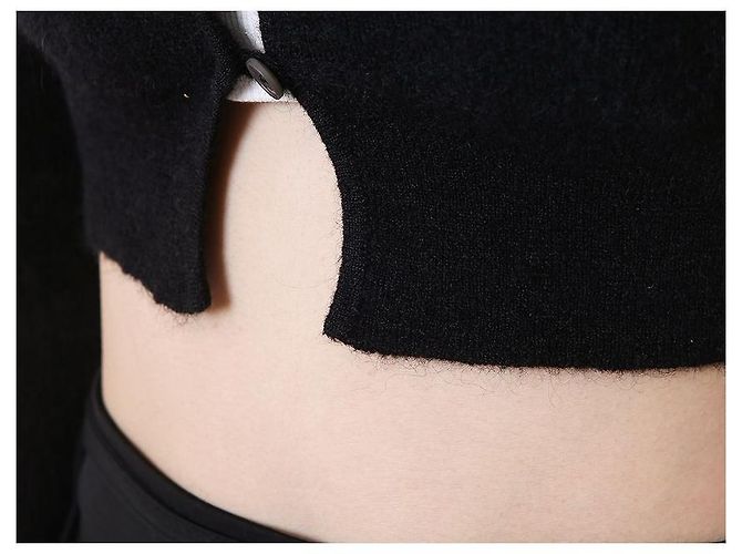 Jacquemus Kurze Mohair-Wolljacke mit zwei Knöpfen - Ansicht 30