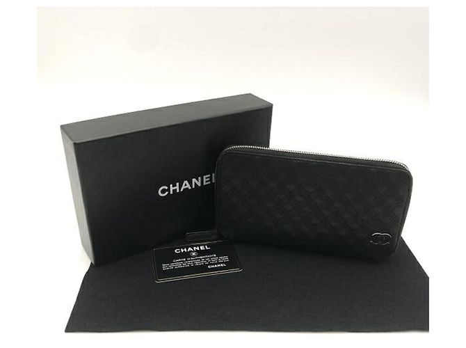Portafoglio lungo Chanel nero - vista 10