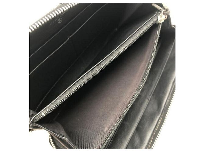 Portafoglio lungo Chanel nero - vista 4