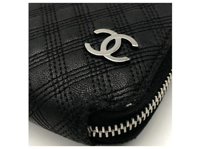 Portafoglio lungo Chanel nero - vista 9