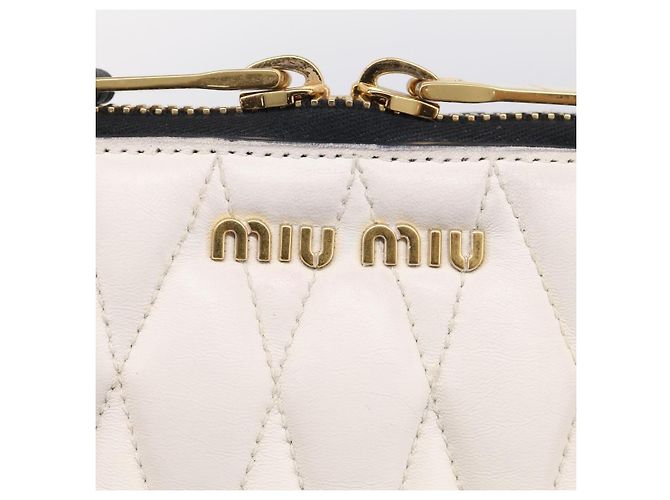 Miu Miu Hand Bag Leather 2way Red Gold Auth 210504V - Jerrillo - vista 19