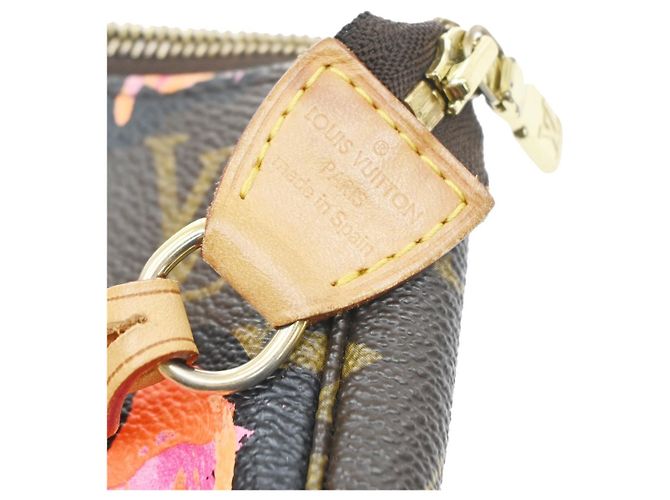 Louis Vuitton Pochette Accessoires Limited Edition Monogram Roses MM - vista 6
