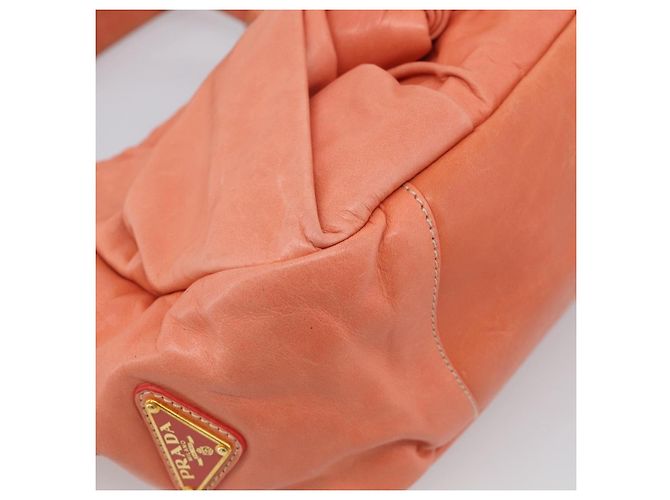 PRADA Hand Bag Leather 2way Pink Gold Tone Auth ep16936V - Jerrillo - vista 17