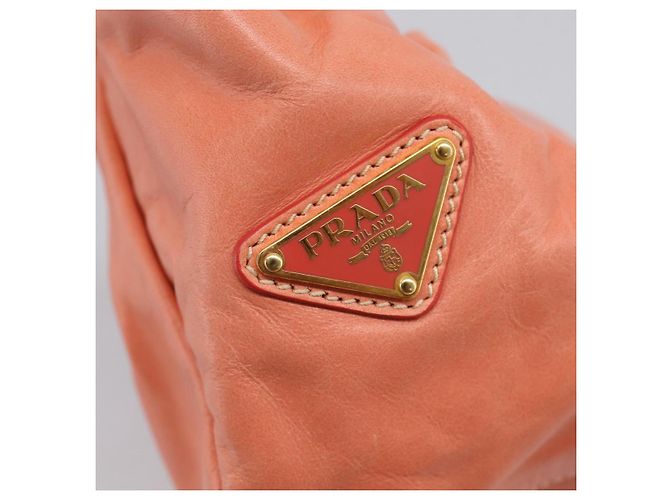 PRADA Hand Bag Leather 2way Pink Gold Tone Auth ep16936V - Jerrillo - vista 20