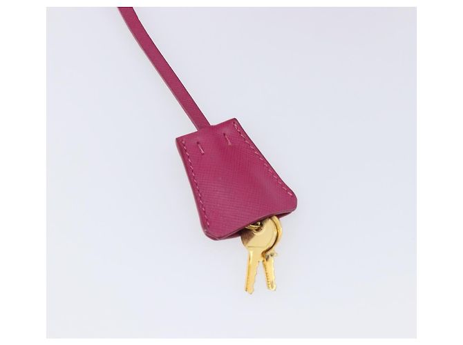 PRADA Chain Shoulder Bag Nylon Pink Gold Auth 210244 - Jerrillo - vista 10