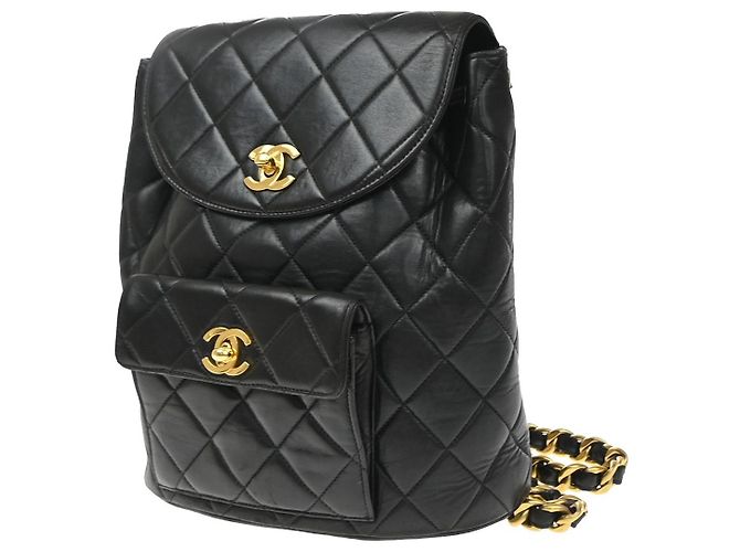 Chanel Vintage CC Pocket Quilted Lambskin Small - vista 3