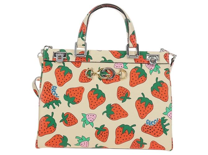 GUCCI Zumi Hand Bag Leather 2way Multicolor Silver 564714 Auth 208258SAM - Jerrillo - vista 2