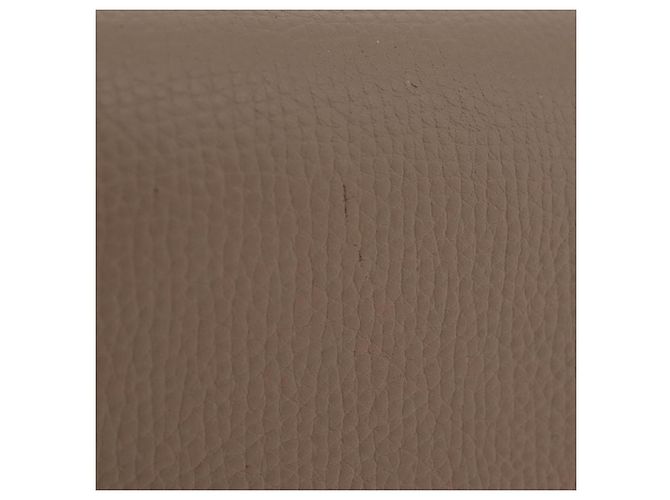 LOEWE Bifold Wallet Leather Beige Silver Auth 212160M - Jerrillo - vista 3