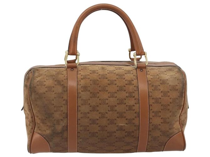 Céline Macadam Tote Bag Wildleder Braun - Ansicht 2