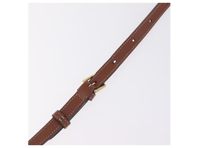 Céline CELINE Triomphe Shoulder Bag PVC Leather Black Gold Tone Auth BA16816 - Jerrillo - vista 15