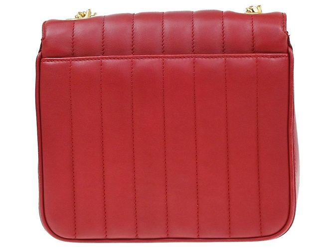 Autre Marque Saint Laurent Vicky Vertical Quilted Leather Medium - vista 2