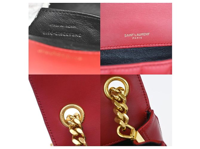 Autre Marque Saint Laurent Vicky Vertical Quilted Leather Medium - vista 7