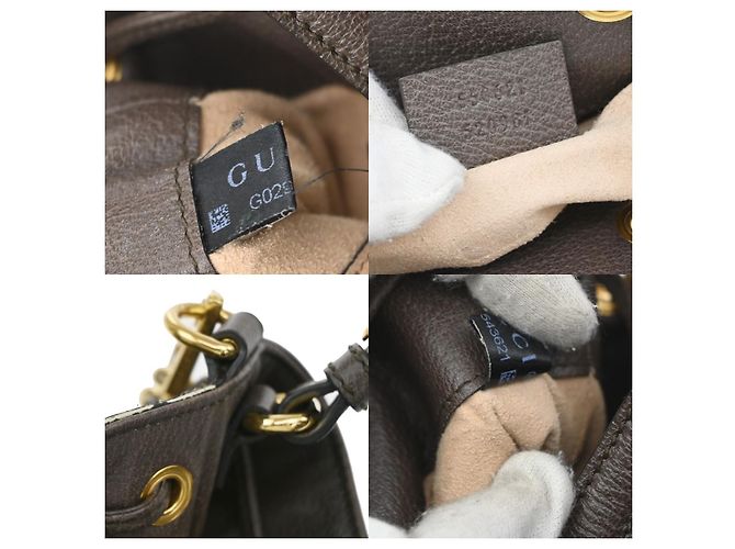 Gucci Ophidia Bucket GG Coated Canvas Medium - vista 7