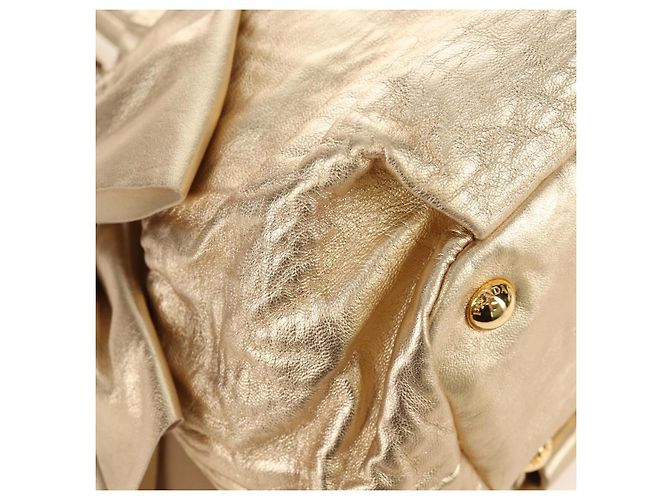 PRADA Handtasche Leder 2way Gold Authentisch 210379SAM - Jerrillo - Ansicht 16