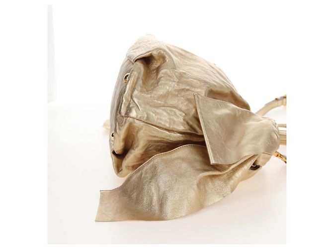 PRADA Handtasche Leder 2way Gold Authentisch 210379SAM - Jerrillo - Ansicht 4