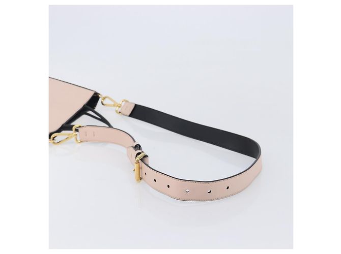 FENDI Hand Bag Leather 2way Pink Gold Auth 213439 - Jerrillo - vista 9