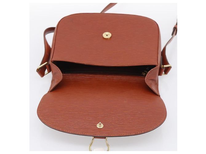 Saint-Cloud LOUIS VUITTON Epi Saint Cloud GM Shoulder Bag Brown M52193 LV Auth ep16950A - Jerrillo - vista 19