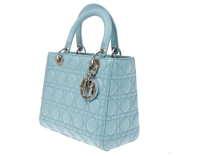 Christian Dior Lady Dior Cannage Quilt Lambskin Medium - vista 3