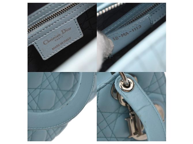 Christian Dior Lady Dior Cannage Quilt Lambskin Medium - vista 6