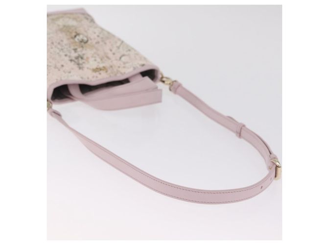 Christian Dior Hand Bag Canvas 2way Pink Gold Auth 211321V - Jerrillo - vista 10