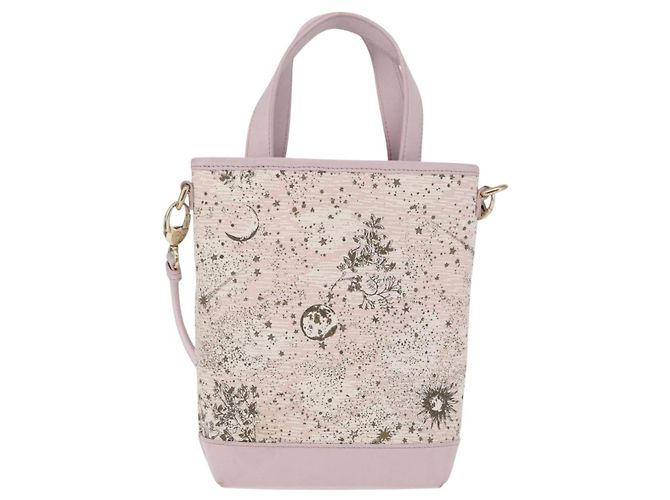 Christian Dior Hand Bag Canvas 2way Pink Gold Auth 211321V - Jerrillo - vista 3