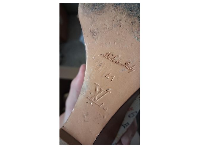 Louis Vuitton Zeppe Monogram Multicolore - vista 5
