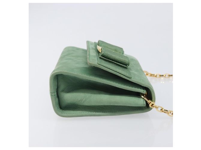 Salvatore Ferragamo Vala Chain Suede - vista 3