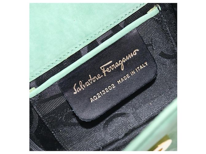 Salvatore Ferragamo Vala Chain Suede - vista 6