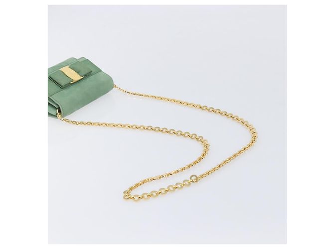 Salvatore Ferragamo Vala Chain Suede - vista 7