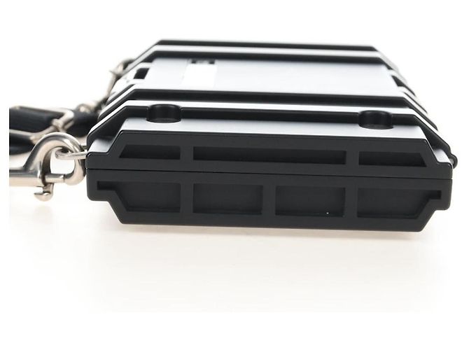 Balenciaga Toolbox Shoulder Bag Plastic Black Silver 658765 Auth 210688M - Jerrillo - vista 4