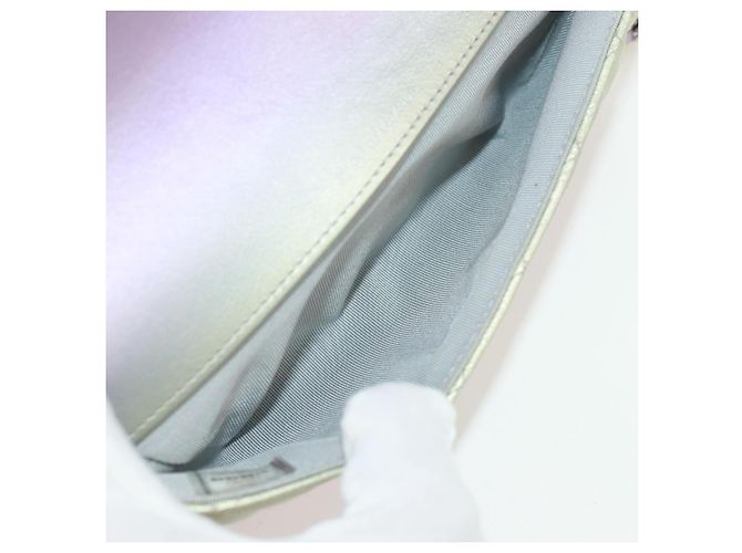 Chanel Classic Single Flap Quilted Iridescent Lambskin Mini - vista 5
