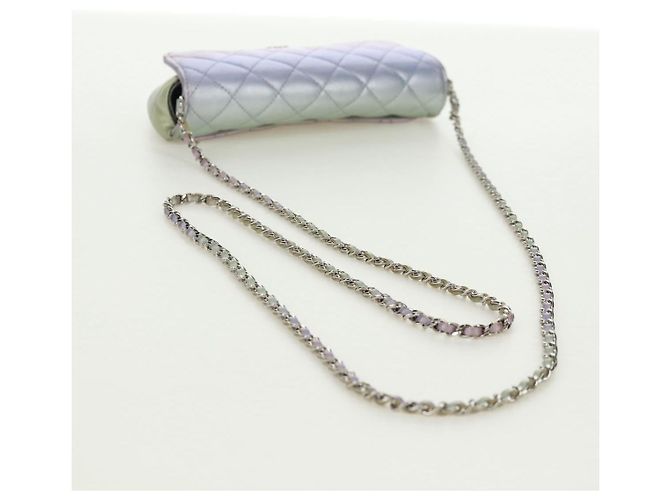 Chanel Classic Single Flap Quilted Iridescent Lambskin Mini - vista 7
