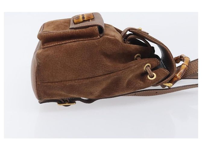 Gucci Vintage Bamboo Suede Mini - vista 3