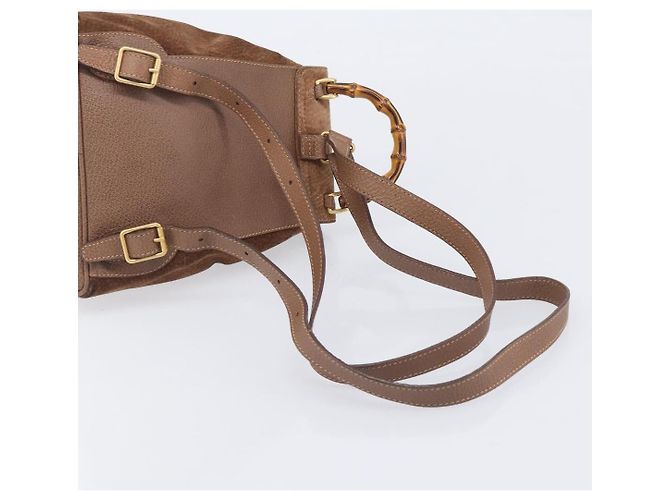 Gucci Vintage Bamboo Suede Mini - vista 7