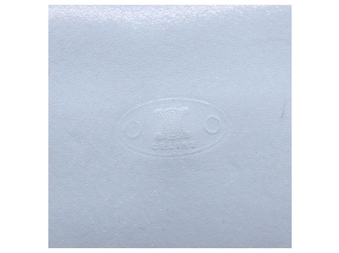 Céline CELINE Shoulder Bag Leather Light Blue Silver Auth LN059A - Jerrillo - vista 19