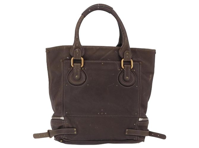 Chloé Chloe Paddington Zip Leather Large - vista 2
