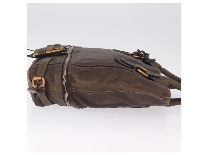 Chloé Chloe Paddington Zip Leather Large - vista 3