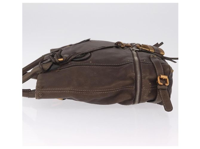 Chloé Chloe Paddington Zip Leather Large - vista 4