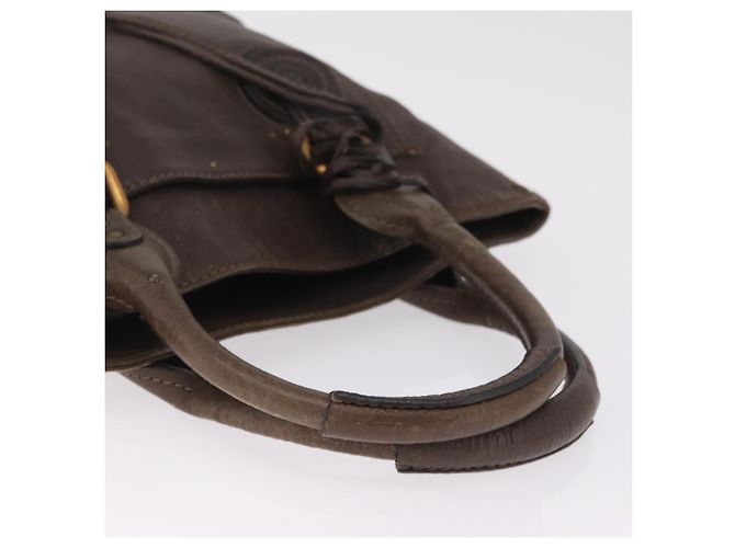 Chloé Chloe Paddington Zip Leather Large - vista 7