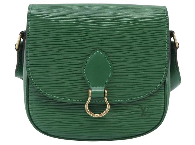 Saint-Cloud LOUIS VUITTON Epi Saint Cloud PM Shoulder Bag Green M52214 LV Auth 212967A - Jerrillo - vista 13