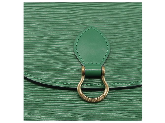 Saint-Cloud LOUIS VUITTON Epi Saint Cloud PM Shoulder Bag Green M52214 LV Auth 212967A - Jerrillo - vista 19