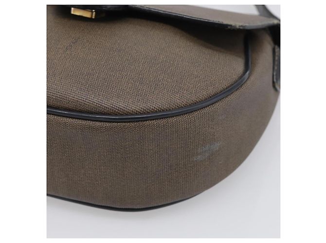 FENDI Shoulder Bag Coated Canvas Beige Gold Auth ka6955 - Jerrillo - vista 10