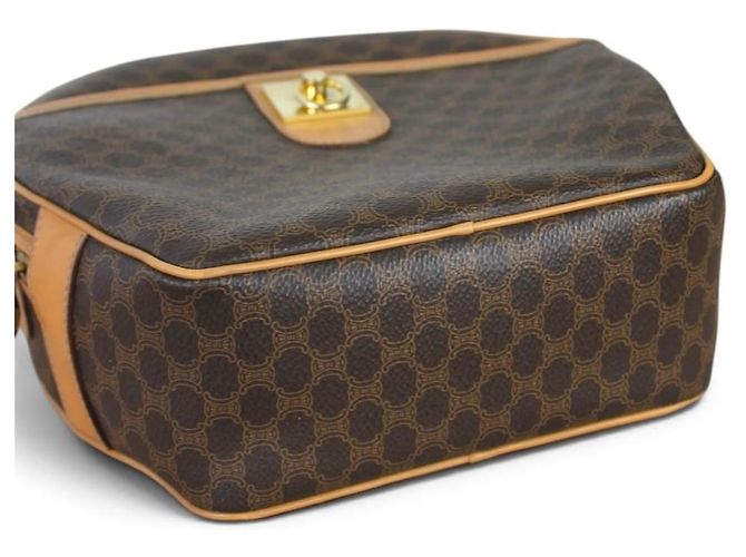 Borsa a tracolla Céline Macadam in tela e pelle - vista 10
