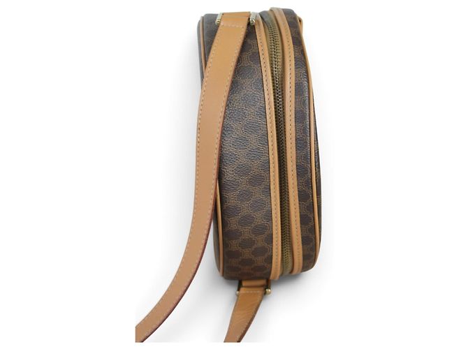 Borsa a tracolla Céline Macadam in tela e pelle - vista 11