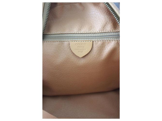Borsa a tracolla Céline Macadam in tela e pelle - vista 14