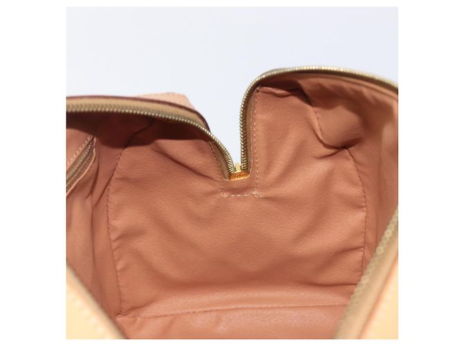 Céline CELINE Macadam Canvas Hand Bag PVC Leather Brown Gold Auth yk21046V - Jerrillo - vista 19