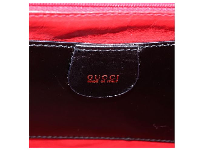 Gucci Vintage Bamboo Top Handle Leather Medium - vista 6