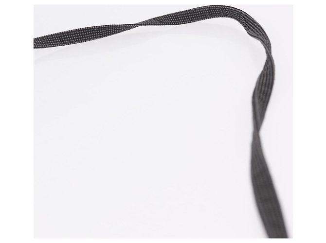 Hermès HERMES Her Line Pochette Shoulder Bag Canvas Gray Auth 210653A - Jerrillo - vista 8
