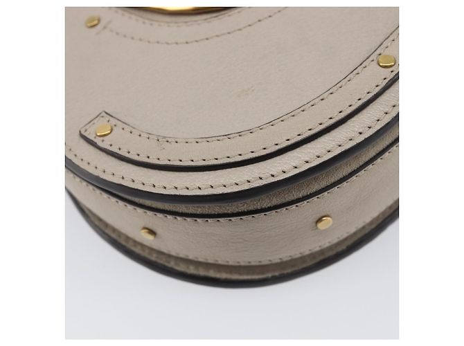 Chloé Chloe Pixy Hand Bag Leather 2way Beige Gold Auth BA16685A - Jerrillo - vista 12
